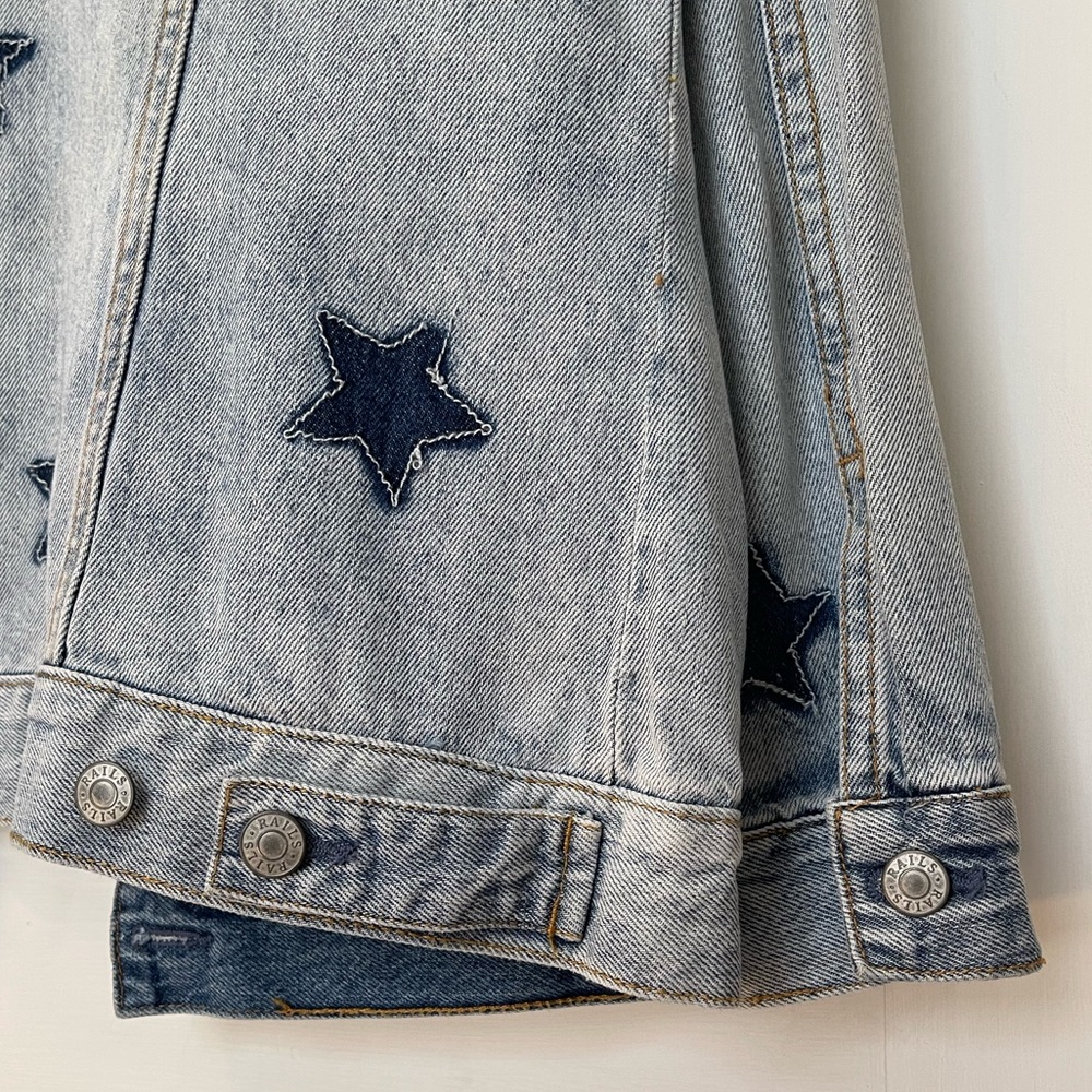 Rails | Knox Star-Print Denim Jacket - image 8